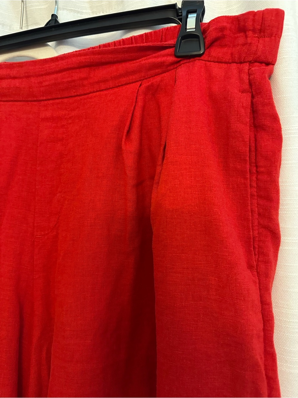 a new day Bright Red Wide Leg Pull-On Pants - Picture 4 of 6